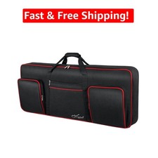 Waterproof 61 Key Keyboard Bag with Adjustabl...
