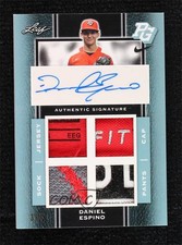 2018 Leaf Metal Perfect Game All-American Classic 3/3 Daniel Espino Auto s5q