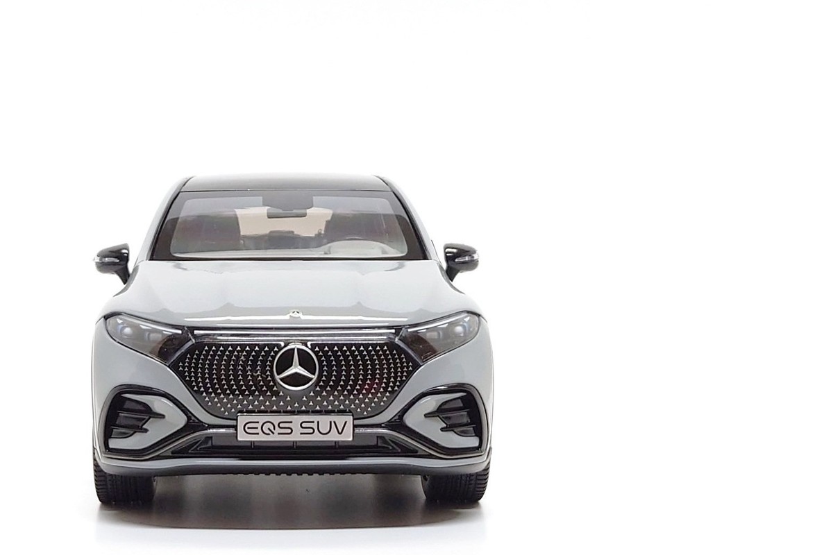 NZG 1:18 Mercedes-Benz EQS SUV in Alpine Grey (Dealer Edition) | eBay