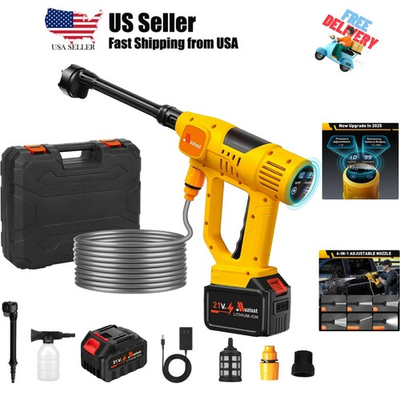 #ad 2025 Upgrade Cordless Pressure Washer 900PSI Battery Powered Pressure Washer... $66.48