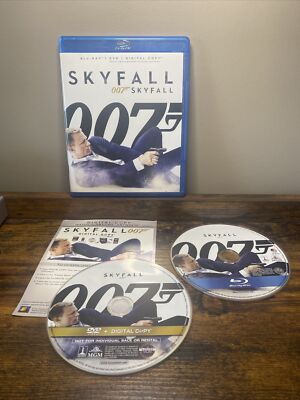 007 Skyfall Blu-Ray + DVD +Digital TESTED & MINT