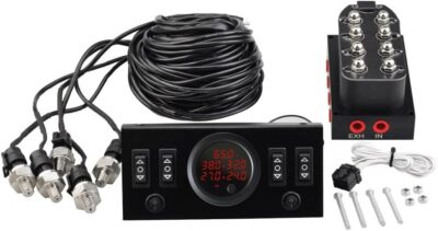 #ad New Upgrade 12V Solenoid 8 Valve Air Ride Suspension manifold valve with Simpli $263.93