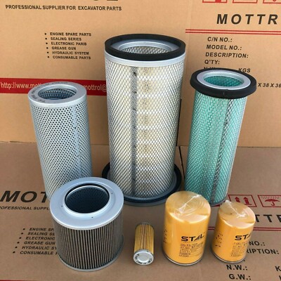 Filter Service Kit Fits KOMATSU PC12 R Air Oil Fuel Filter Service Kit Fits KOMATSU PC12 R Air Oil Fuel