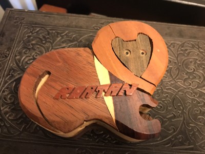 Wooden Roatan Lion Puzzle Jewelry Box Ebay