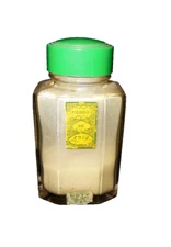 EMERAUDE DE COTY Powder New York Paris 2 oz Glass Bottle Art Deco Look Vintage