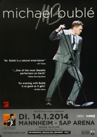 Michael Bublé - To Be Loved, Mannheim 2014 | Konzertplakat | Poster