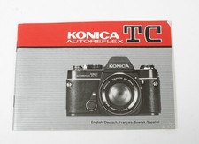 KONICA AUTOREFLEX TC INSTRUCTION BOOK/122156