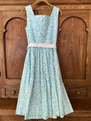 floral cotton midi dress for women Women's Organic Cotton Midi Dress