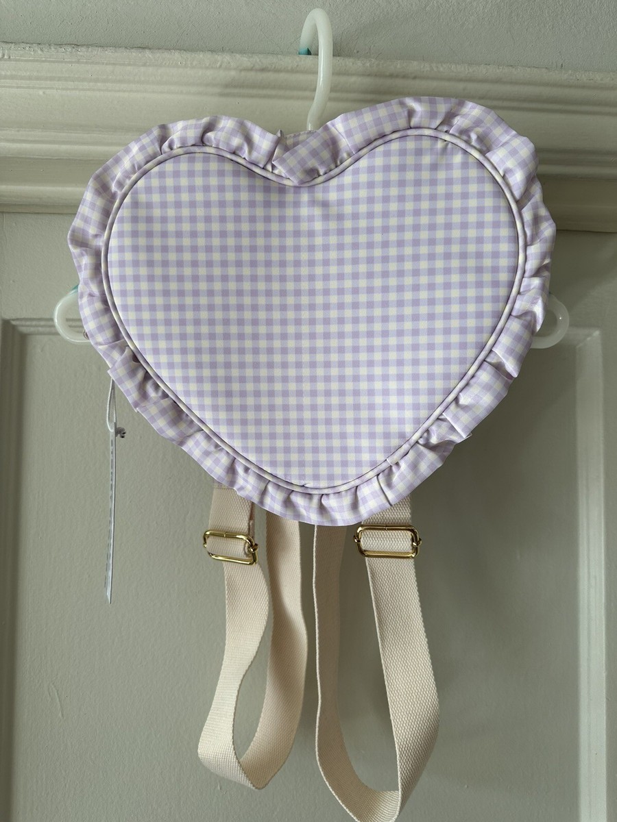 Stoney Clover Lane Heart Ruffle Mini Backpack Lavender  display picture 3