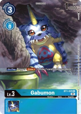 Gabumon Alternate Art Foil - BT1-029 - NM - Digimon TCG 2 | eBay