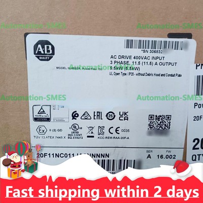NEW~ Allen Bradley  20F11NC011JA0NNNNN PowerFlex Air Cooled 753 AC Drive