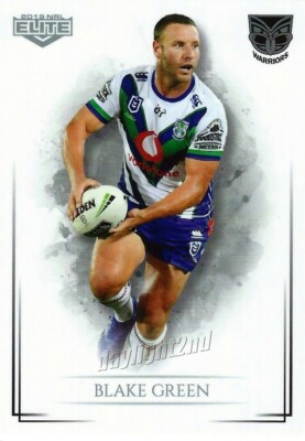 2019 NEW ZEALAND WARRIORS NRL Card BLAKE GREEN Elite | eBay