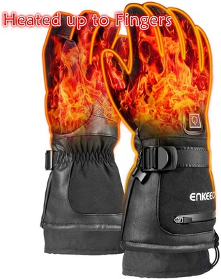 Enkeeo Battery Powered Winter Waterproof Touchscreen Gloves Nib Ebay