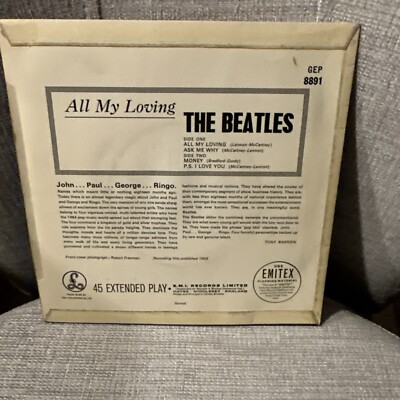 The Beatles All My Loving EP 7
