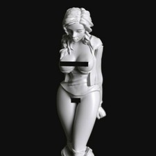 Unreleased Slave Girl 01 - 28mm Scale Resin Miniature by Manufaktura Miniatures