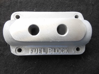 FLATHEAD HOT RAT ROD DUAL FUEL BLOCK FL-FB-2x2-6