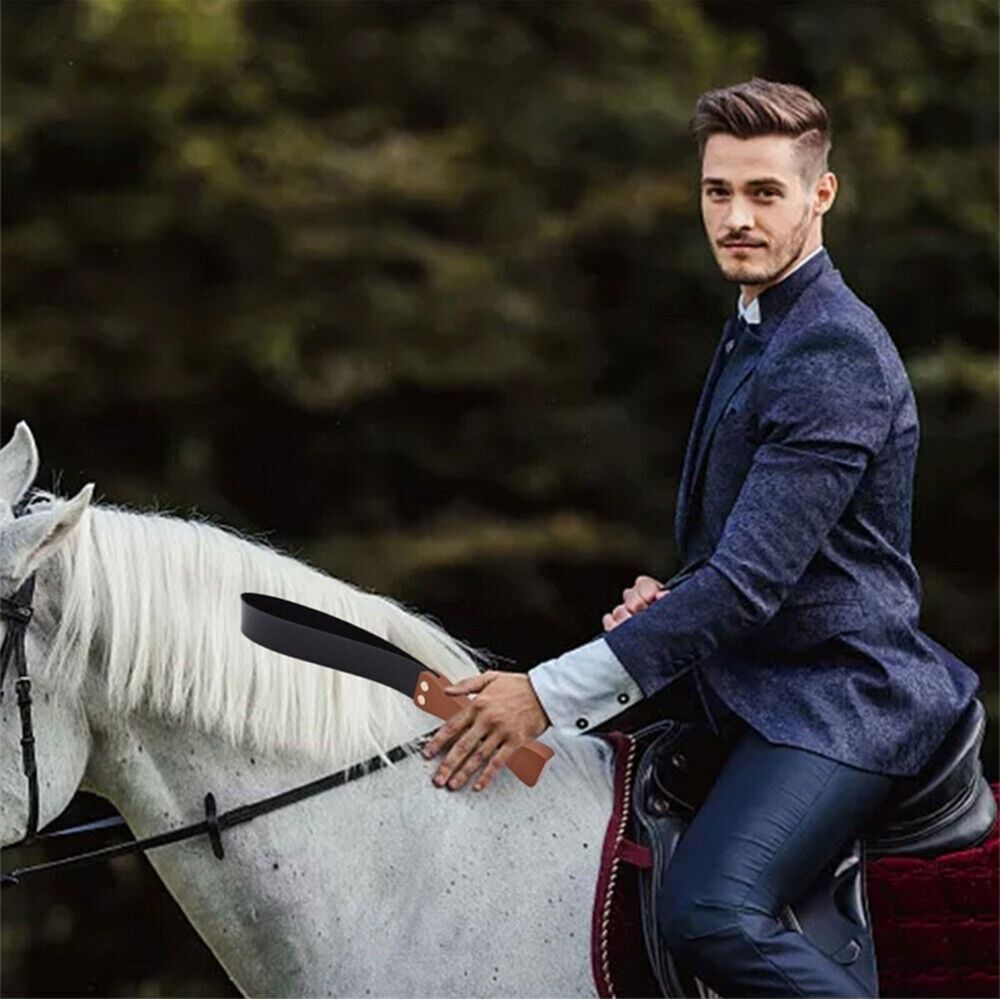 Handheld Leather Professional Horse Crop Horse Whip Crop Solid Wood