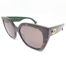 Gucci GG1300S 002 Havana Red Green Brown New Sunglasses Authentic .