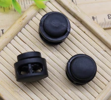 6pc Shoelace Buckle Non-slip Stopper Rope Clip Clamp Cord Lock Running 17x16mm