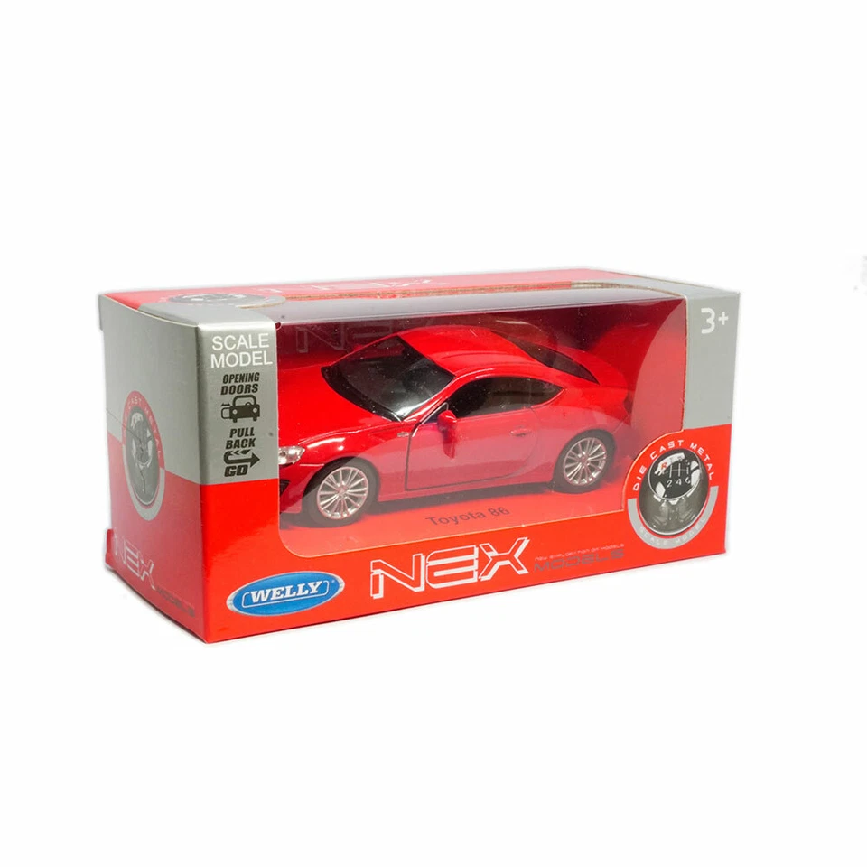 1:36 Toyota 86 Hot Hatch Modelo Coche Aleación Diecast Juguete Vehículo Colección Regalo Rojo Foto 3 de 4