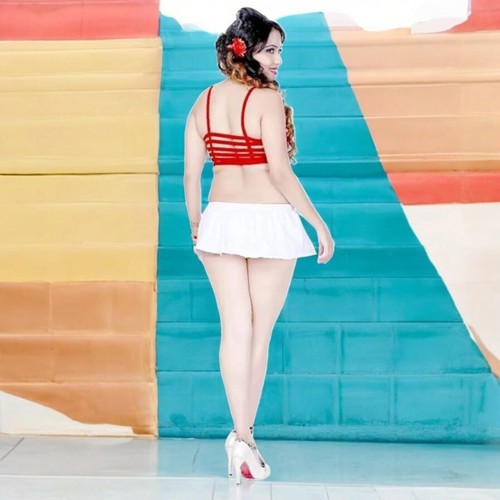 Women’s White Rara Skirt Tiered Ruffle Mini Skirt Chic & Lightweight XL(UK18-20) - Picture 4 of 6