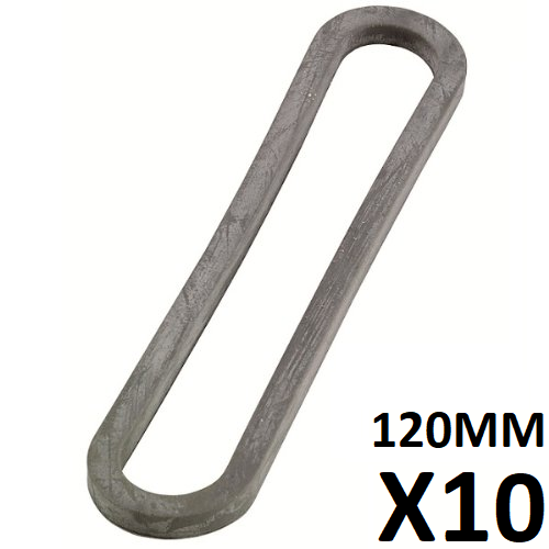 TENT AND AWNING STRAIGHT RUBBER BANDS LONG 12CM X10 CARAVAN CAMPING