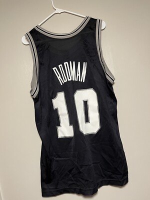 H918 Champion SPURS ロッドマン ユニフォーム 100% Authentic Dennis Rodman Vintage Champion Spurs Jersey Size 44