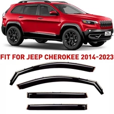 Rain Guards Vent Visors Shade for 2014-2023 Jeep Cherokee In-channel ⭐⭐⭐⭐⭐