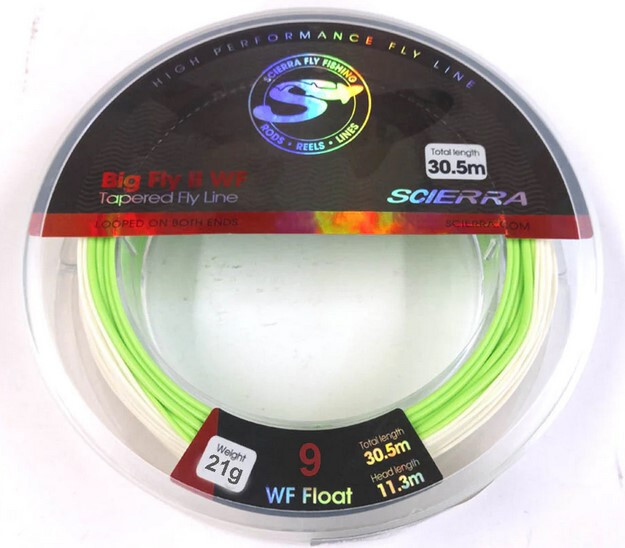 Soie Scierra Big Fly 2 WF peche mouche flottante grosse mouche 21g carnassier
