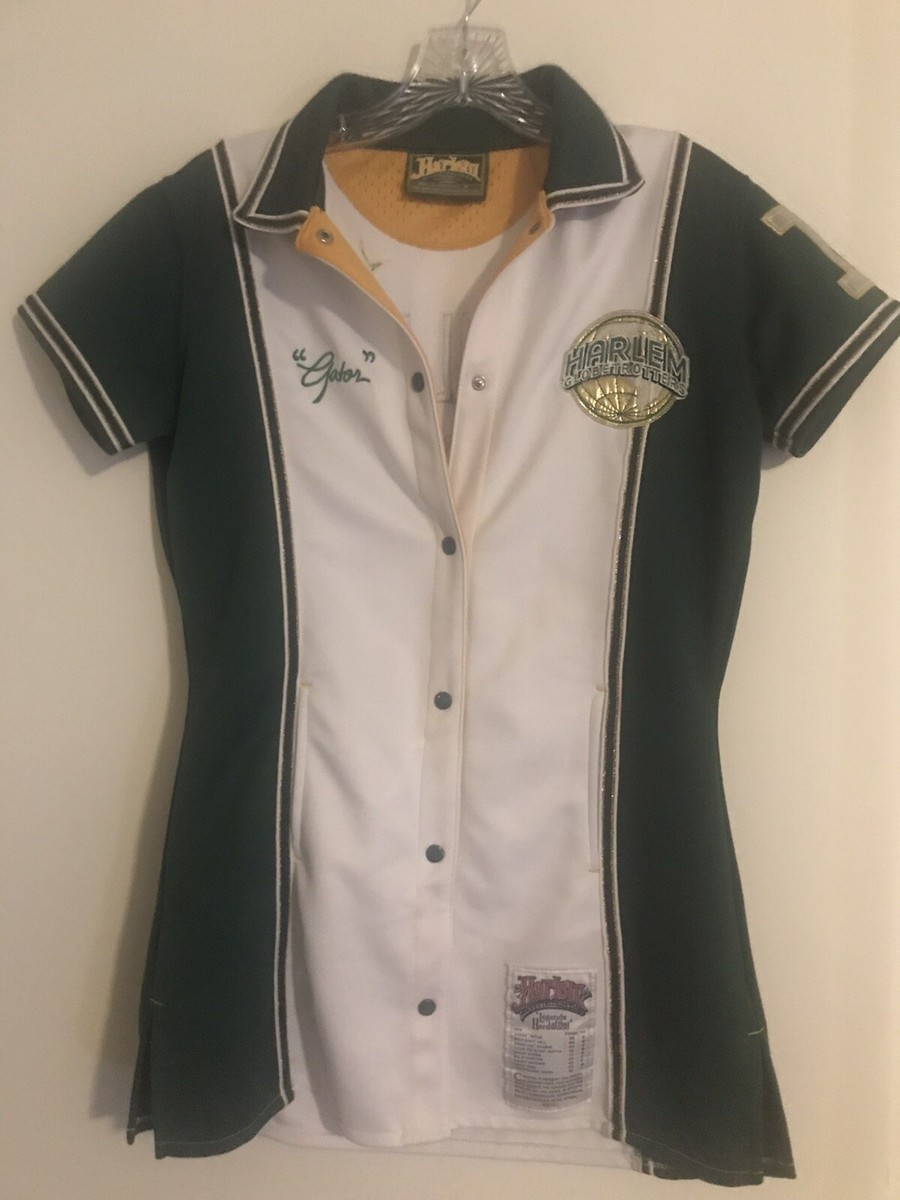 Vtg Harlem Globetrotters Fubu Platinum Womens Jersey Gator #11