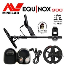 MineLab Equinox 900 Metal Detector w/ wireless HP -  Auth DLR. PN. 3720-0006
