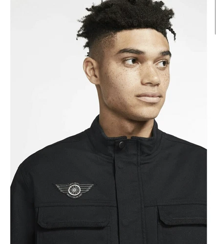 Hurley X RSD Mens Size Small Roland Sands Moto Beach Jacket Black image 4
