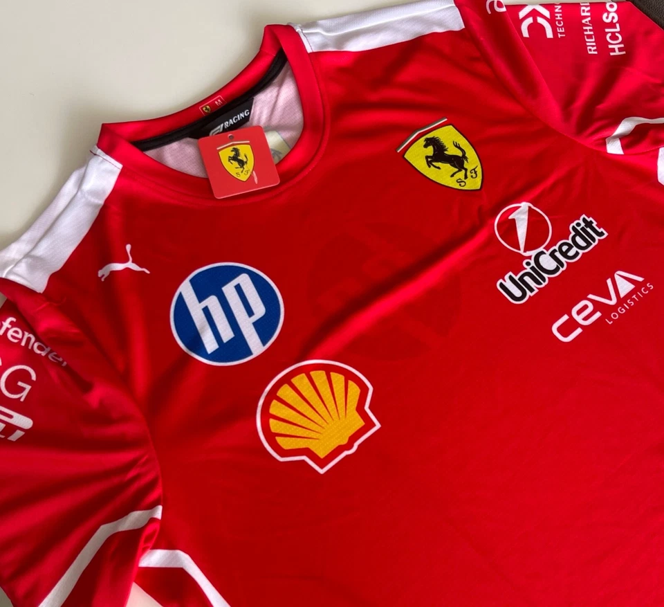 Scuderia Ferrari Formula 1 New 2025 Jersey RED - Image 4 of 4