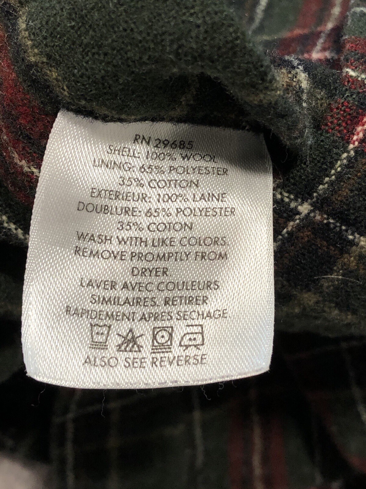 Pendleton Will Button Down Long Sleeve Red & Gree… - image 8