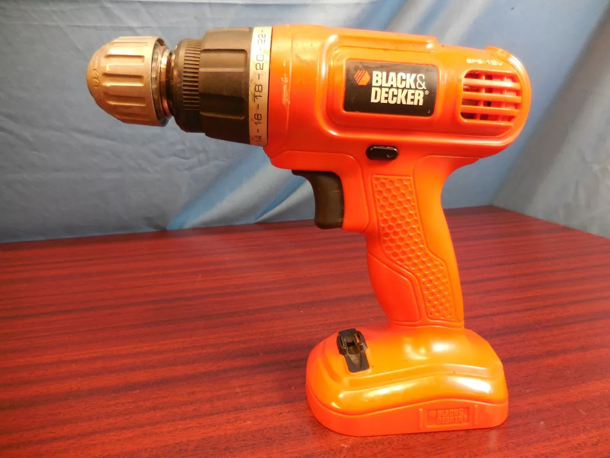 BLACK DECKER 12V NiCd Cordless GC1200 Drill BARE TOOL SEE DESCRIPTION