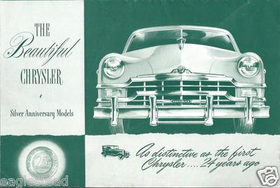 Auto Brochure - Chrysler - Silver Anniversary Models - 1949  (AB707)