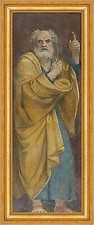 San Pietro Agostino Carracci Aureola Religione B A3 00283 Incorniciata