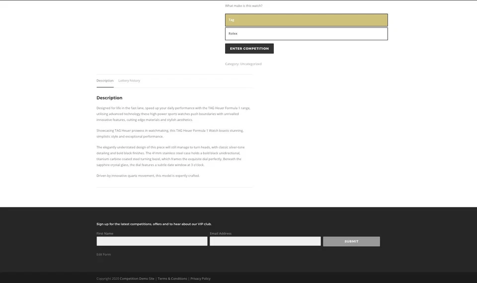 Negocios en línea | Sitio web de lotería de rifa de competencia - £ Ganar dinero al instante Foto 3 de 4