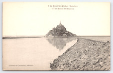 Vtg Postcard Le Mont-St-Michel (Manche) France Mount Saint-Michel View