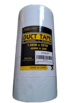 White Duct Tape Heavy Duty Professional Grade Outdoor Waterproof Duct Tape Multi