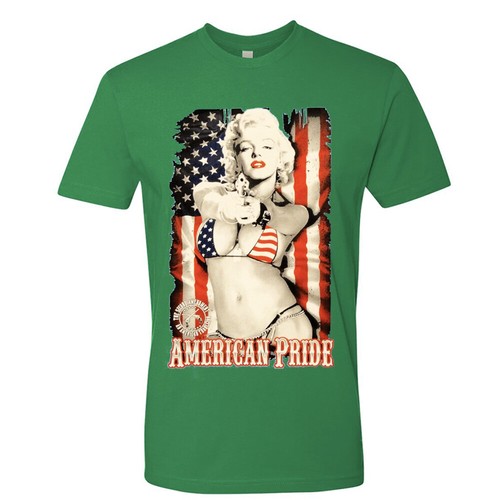 ┥ American Pride Marilyn Monroe Hombre Camiseta Unisex EE. UU. Leyenda Estrella Regalo Camiseta - Imagen 8 de 17
