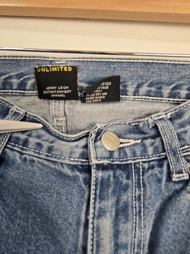 80sVintage Mickey Mouse Denim Cargo Shorts - Jerry Leigh Unlimited - Picture 2 of 8