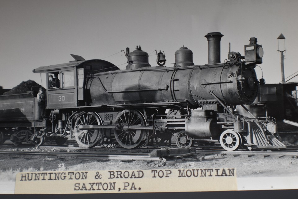 Huntington & Broad Top Mountain Steam Engine 30 at Saxton, Pa. Photo