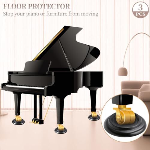 4Pcs Nonslip Upright Piano Caster Cups Wood Piano Noise Piano Leg Floor Protectors Piano Accessorie günstig kaufen - Preis, kostenloser Versand, echte Bewertungen mit Fotos