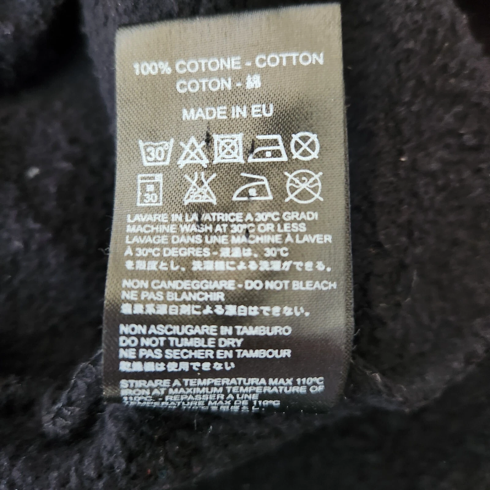 Marcelo Burlon Felpa Split Face Gorilla Riga Rossa Girocollo Nero Small