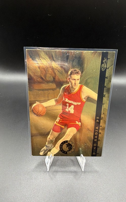 GOLD!!! 1993 Classic Images - Sudden Impact Dino Radja #SI 20 (RC)