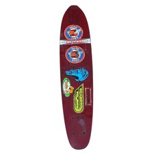 Vintage 70s Fibreflex Skateboard Deck Road Rider OJ Wheels Concrete Wave Sticker