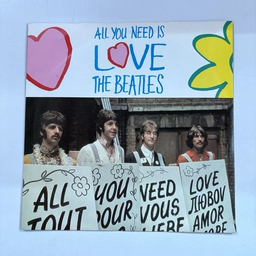 The Beatles – All You Need Is Love - 1987 UK Parlophone 7" -R 5620