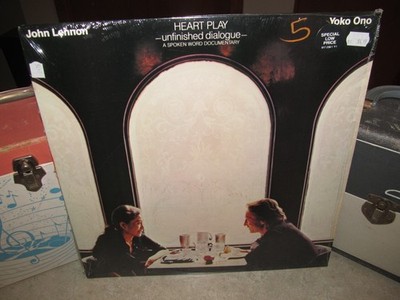 JOHN LENNON / YOKO ONO Heart Play - Unfinished Dialogue 1983 POLYDOR - Mint!