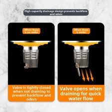 Drain Strainer Bathroom Drain Easy Installation Long-lasting Performance